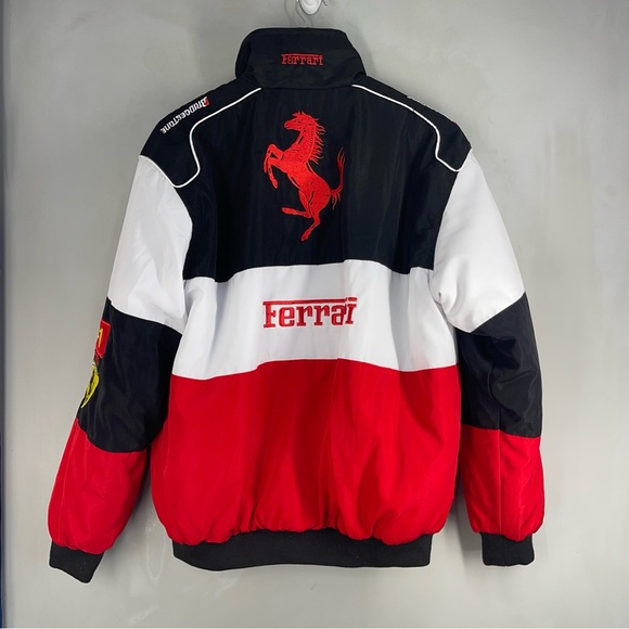 Ferrari Red and Black Jacket Men Size Medium - Picture 6 of 12